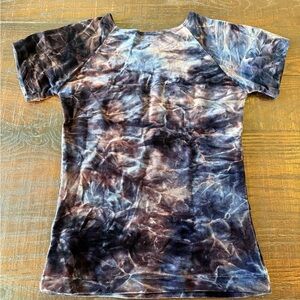 Vintage 1990’s Velvet Tie-Dye Short Sleeve Top